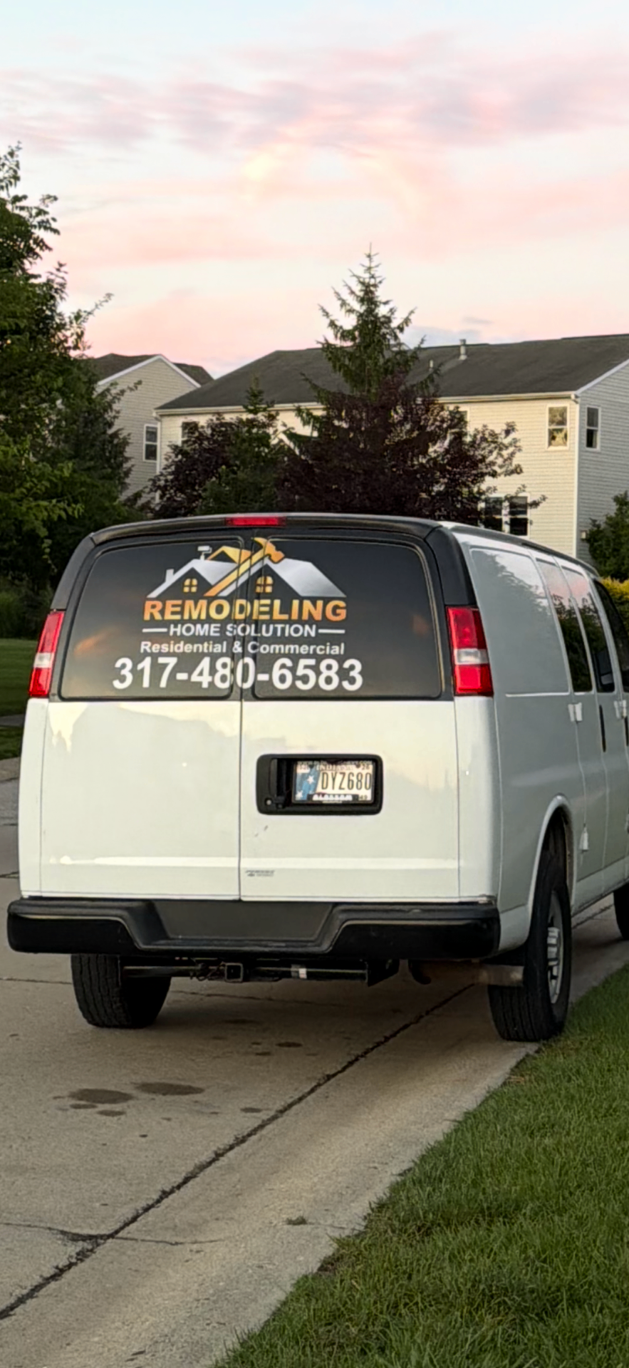Remodeling Home Solution work van